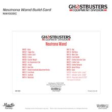 Load image into Gallery viewer, NW100BC - Neutrona Wand Build Card