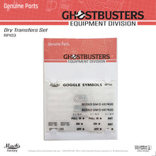 Load image into Gallery viewer, RP103 - Dry Transfer Decals - Ecto Goggles