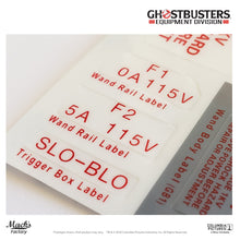 Load image into Gallery viewer, RP102 - Proton Pack Labels Kit