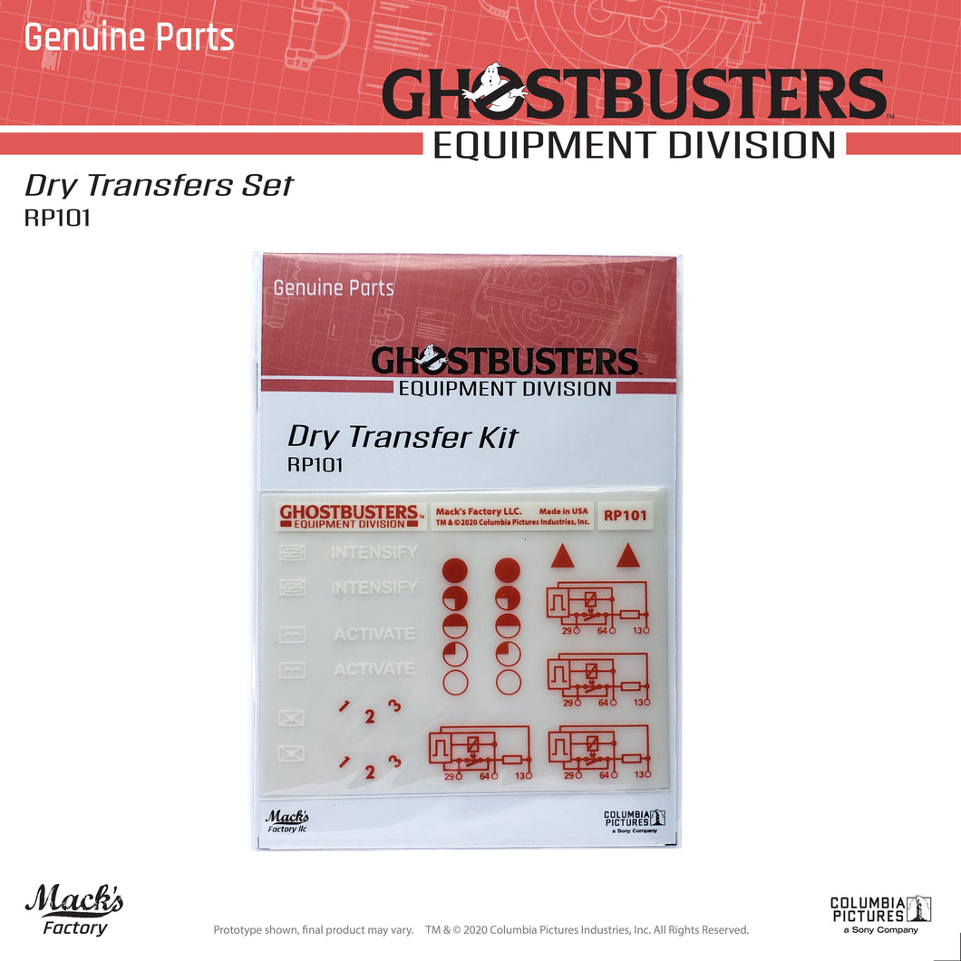 RP101 - Dry Transfer Decals (B-Grade)