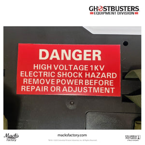 GBVL-100-1- Large Danger Label for Motherboard
